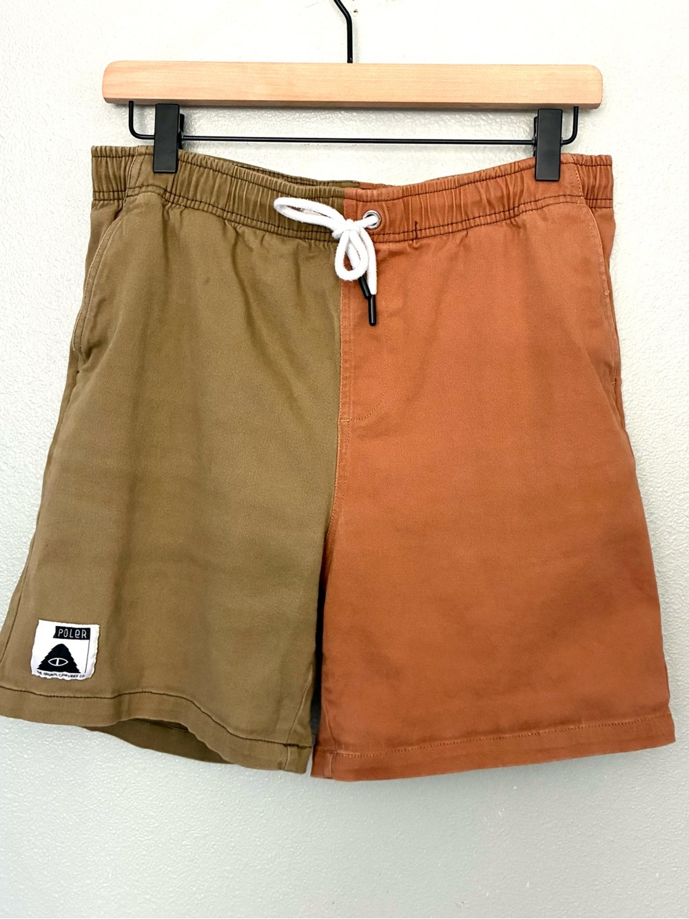 Poler Color Block Drawstring Shorts Men’s Medium Camp Hiking Outdoor Unisex